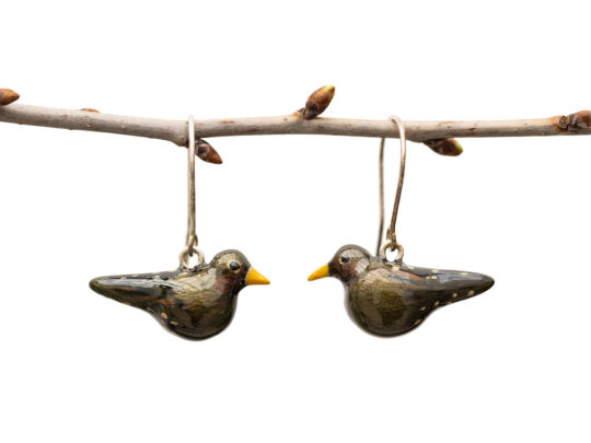 Kuldnokkadega kõrvarõngad