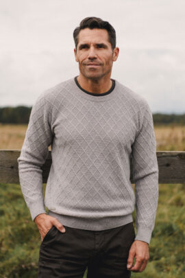 Helehall kampsun "Robbi" M