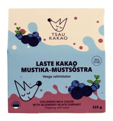 Mustsõstra-mustika kakao lastele